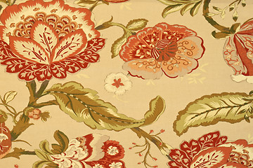 Image showing Floral pattern beige