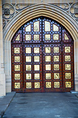 Image showing parliament in london old  and marble antique   