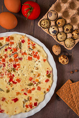 Image showing baked omelette