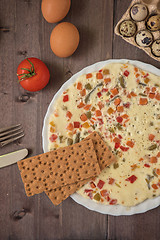 Image showing baked omelette