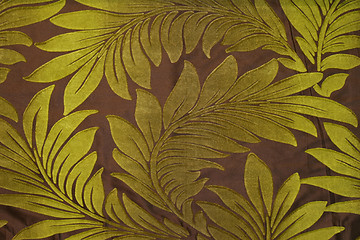 Image showing Leaf pattern green