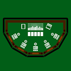 Image showing Poker Table Icon