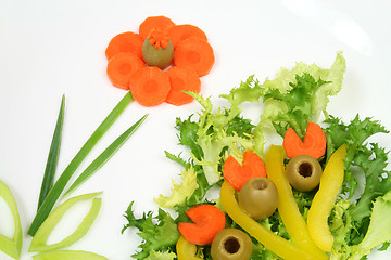 Image showing Vegetable decoration