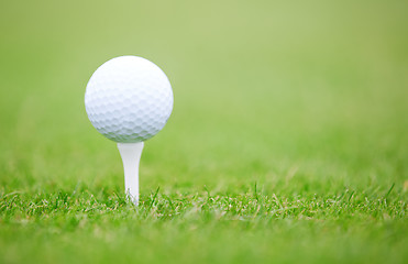 Image showing Golf ball