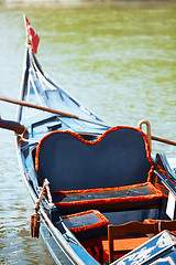 Image showing Gondola in the river