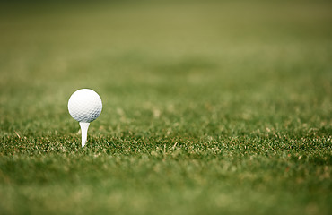 Image showing Golf ball