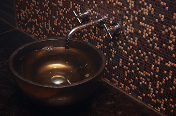 Image showing Sink and water tap