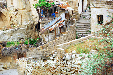 Image showing Old houses of Cappadocia