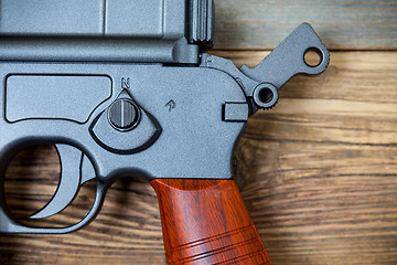 Image showing Mauser machine pistol, part of