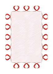 Image showing abstract wavy ribbon