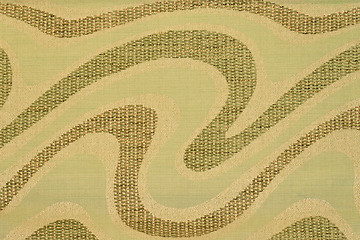 Image showing Wavy pattern green