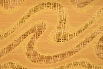 Image showing Wavy pattern yellow