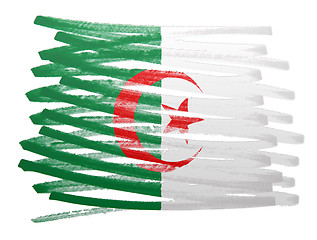 Image showing Flag illustration - Algeria