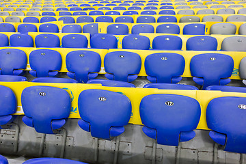 Image showing stadium seats