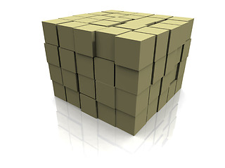 Image showing Stack of boxes