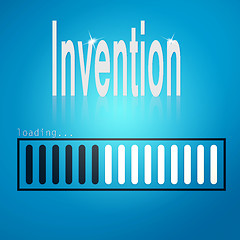 Image showing Invention blue loading bar