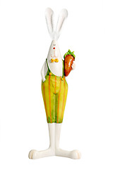 Image showing Easter bunny with carot