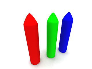 Image showing RGB - Crayons