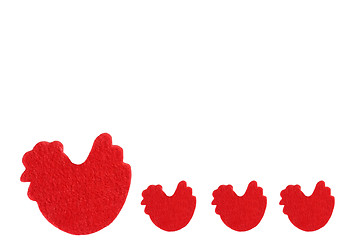 Image showing Red chicks