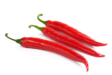 Image showing Three chilies