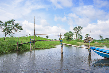 Image showing Landscape at the Ayeyarwaddy Region in Myanmar