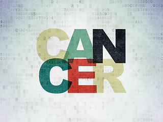 Image showing Health concept: Cancer on Digital Paper background