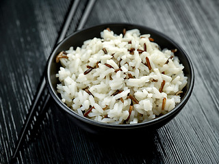 Image showing bowl of rice