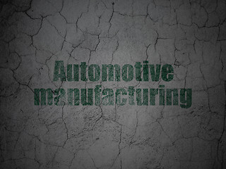 Image showing Industry concept: Automotive Manufacturing on grunge wall background