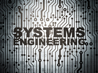 Image showing Science concept: circuit board with Systems Engineering