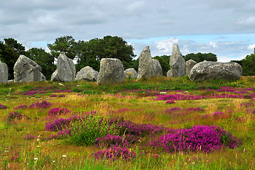 Image showing Megalithic monuments in Brittany