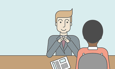 Image showing Job interview.