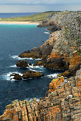 Image showing Atlantic coast in Brittany