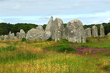 Image showing Megalithic monuments in Brittany