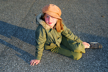 Image showing Girl child hat