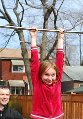 Image showing Father daughter family