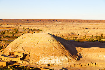 Image showing hill africa in morocco the  wall