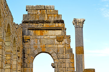 Image showing     in morocco africa the    monument and  