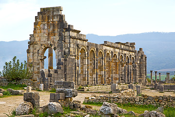 Image showing  in morocco africa   deteriorated monument   site