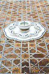 Image showing fountain in morocco africa  construction  mousque 