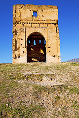 Image showing old ruin in  brown 