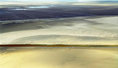 Image showing Ocean at low tide