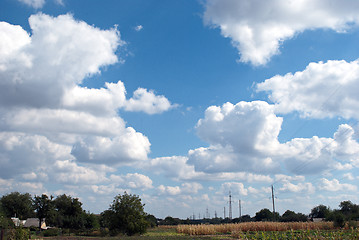 Image showing electric poles