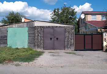 Image showing iron gates