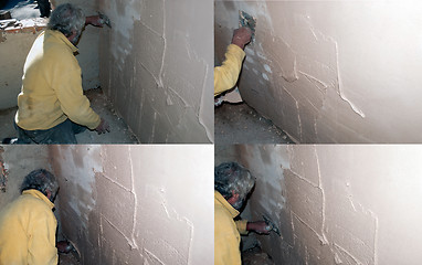 Image showing plasterer work