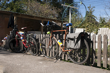 Image showing two bicycles