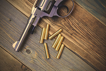 Image showing Nagant revolver pistol