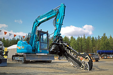 Image showing Sunward SWE90UB Excavator Mounted Trencher