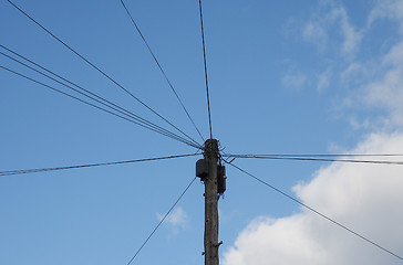 Image showing Telecommunications pole