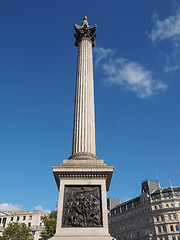 Image showing Nelson Column in London