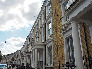 Image showing Terraced Houses in London